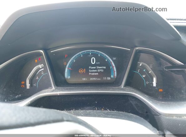 19XFC1F30GE011641 2016 HONDA CIVIC Silver Вид задніх сидінь