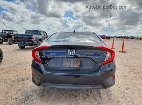 19XFC1F30GE019822 2016 HONDA CIVIC Black Вид ззаду