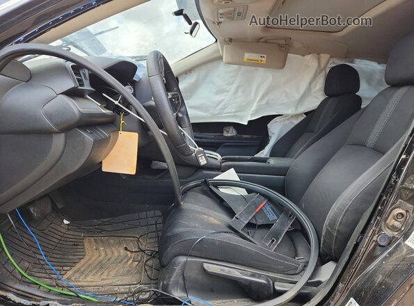 19XFC1F30GE019822 2016 HONDA CIVIC Black Вид салону спереду