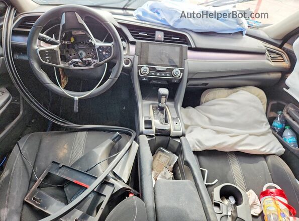 19XFC1F30GE019822 2016 HONDA CIVIC Black Вид панелі приладів