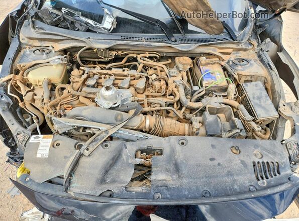19XFC1F30GE019822 2016 HONDA CIVIC Black Вид задньої частини салону
