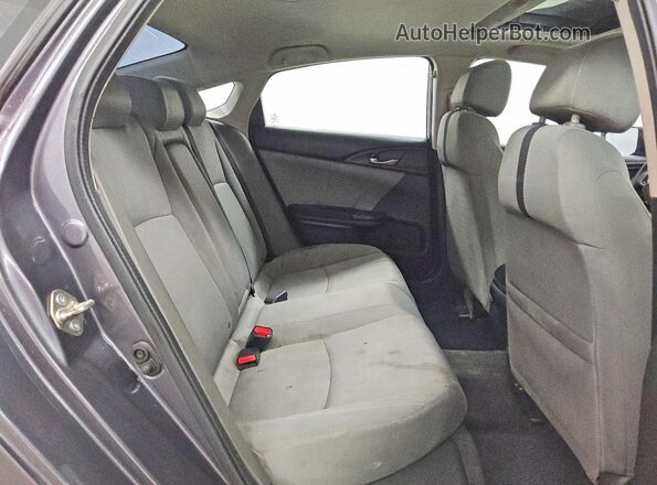 19XFC1F30GE021960 2016 HONDA CIVIC Gray Widok tylnych siedzeń