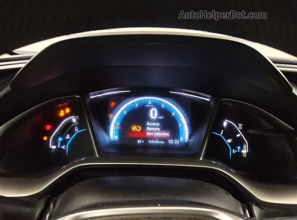 19XFC1F30GE021960 2016 HONDA CIVIC Gray Widok zestawu wskaźników