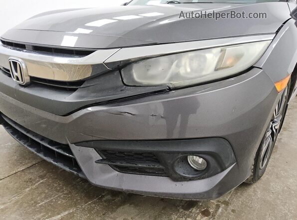 19XFC1F30GE021960 2016 HONDA CIVIC Gray Widok wnętrza 360 stopni
