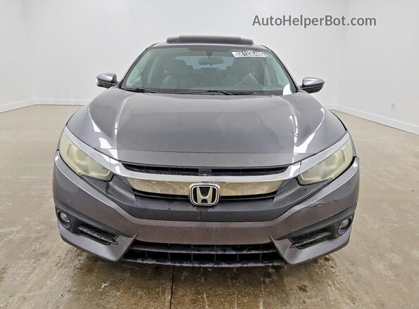 19XFC1F30GE021960 2016 HONDA CIVIC Gray Widok z przodu