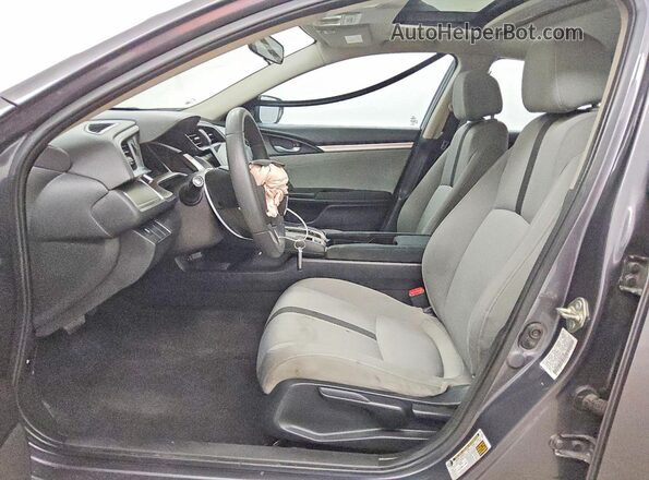 19XFC1F30GE021960 2016 HONDA CIVIC Gray Widok wnętrza z przodu