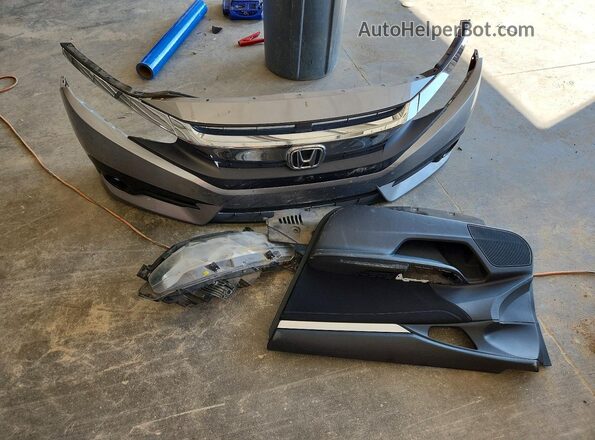 19XFC1F30GE218577 2016 HONDA CIVIC Silver Vista del compartimento del motor
