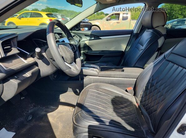19XFC1F30GE223908 2016 HONDA CIVIC Белый Вид салона спереди