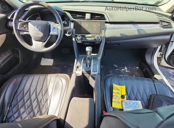 19XFC1F30GE223908 2016 HONDA CIVIC Белый Вид панели приборов