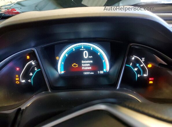 19XFC1F30HE214885 2017 HONDA CIVIC Белый Вид щитка приборов