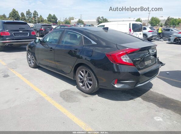 19XFC1F30LE202017 2020 HONDA CIVIC Black უკანა მარცხენა
