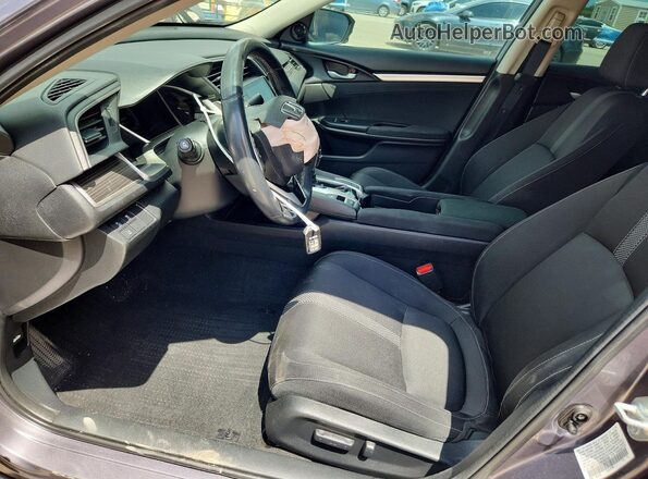 19XFC1F30ME002594 2021 HONDA CIVIC Gray Vista interior delantera