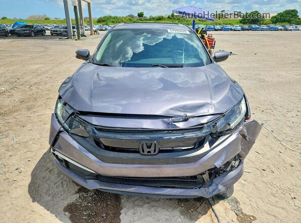 19XFC1F30ME002594 2021 HONDA CIVIC Gray Vista frontal