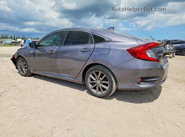 19XFC1F30ME002594 2021 HONDA CIVIC Gray Trasero izquierdo