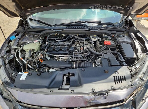 19XFC1F30ME002594 2021 HONDA CIVIC Gray Vista interior trasera
