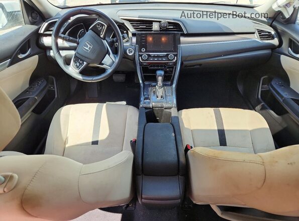 19XFC1F30ME012011 2021 HONDA CIVIC White Widok deski rozdzielczej