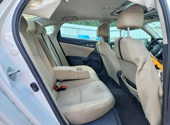 19XFC1F30ME012011 2021 HONDA CIVIC White Widok tylnych siedzeń