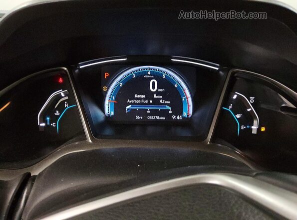 19XFC1F30ME207560 2021 HONDA CIVIC Black Սարքավորումների վահանակի տեսք