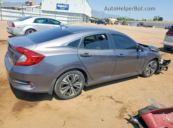 19XFC1F31HE014159 2017 HONDA CIVIC Gray Задня права чверть