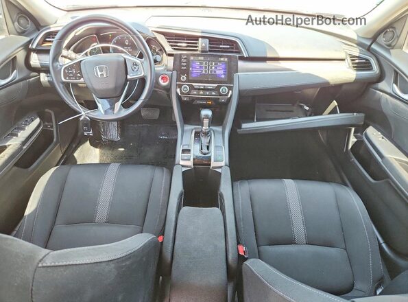 19XFC1F31KE016596 2019 HONDA CIVIC Серебряный Вид панели приборов