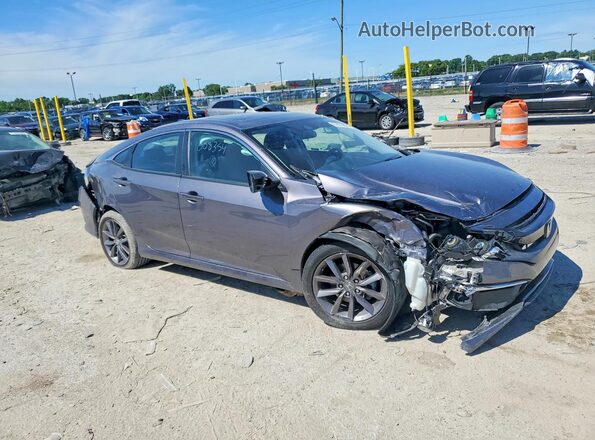 19XFC1F31LE008354 2020 HONDA CIVIC Gray Առջևի աջ