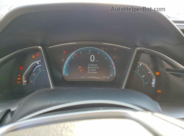19XFC1F31LE008354 2020 HONDA CIVIC Gray Սարքավորումների վահանակի տեսք
