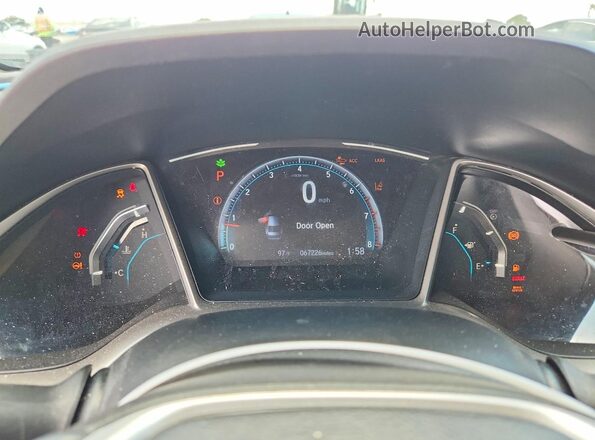 19XFC1F31LE017944 2020 HONDA CIVIC Черный Вид щитка приборов