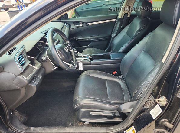 19XFC1F31LE017944 2020 HONDA CIVIC Черный Вид салона спереди
