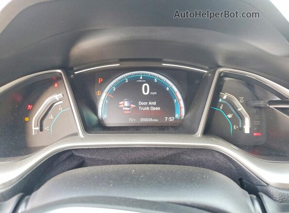 19XFC1F31LE201314 2020 HONDA CIVIC Black ხელსაწყოთა პანელის ხედი