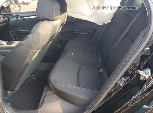 19XFC1F31LE201314 2020 HONDA CIVIC Black უკანა სავარძლების ხედი