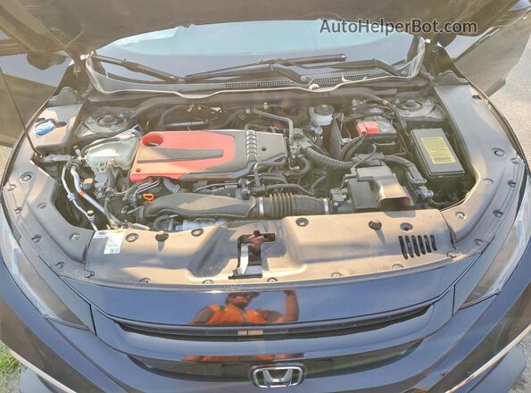 19XFC1F31LE201314 2020 HONDA CIVIC Black უკანა სალონის ხედი