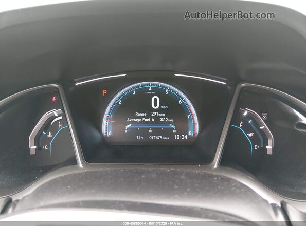 19XFC1F31ME001552 2021 HONDA CIVIC Gray Widok tylnych siedzeń