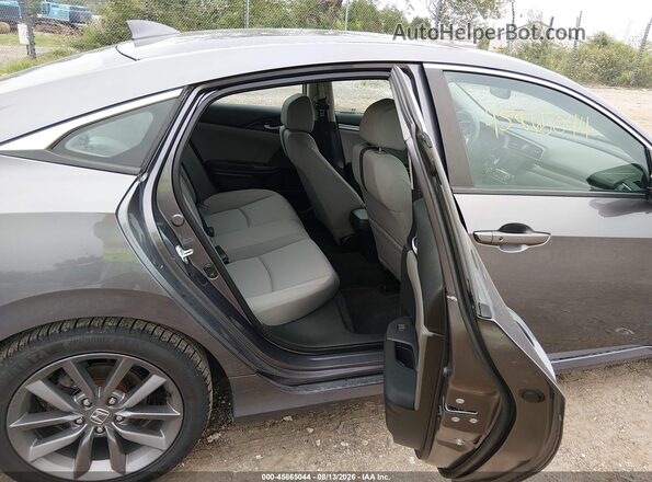 19XFC1F31ME001552 2021 HONDA CIVIC Gray Widok naklejki z numerem VIN