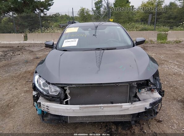 19XFC1F31ME001552 2021 HONDA CIVIC Gray Widok zestawu wskaźników