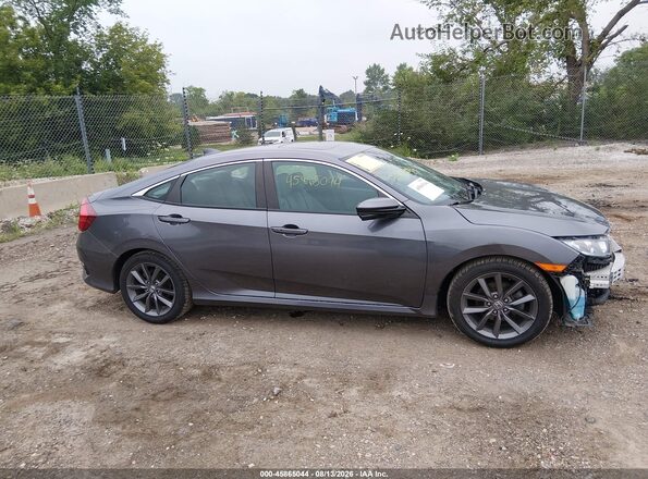 19XFC1F31ME001552 2021 HONDA CIVIC Gray Widok wnętrza z tyłu
