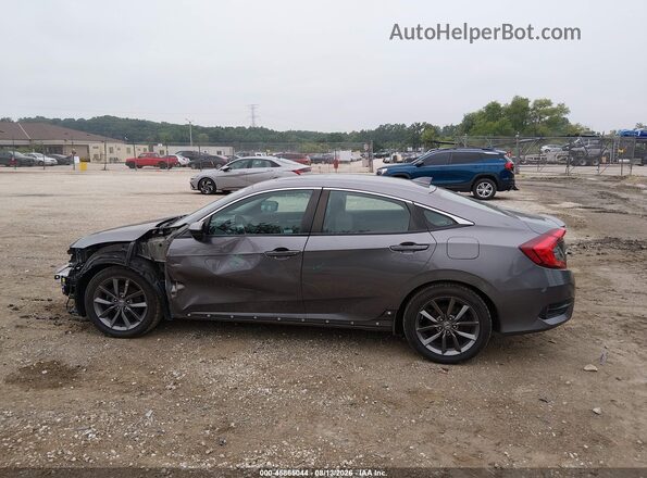 19XFC1F31ME001552 2021 HONDA CIVIC Gray Widok wnętrza 360 stopni