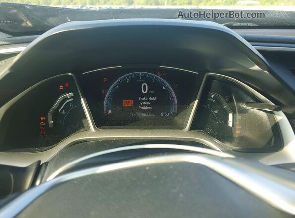 19XFC1F31ME006606 2021 HONDA CIVIC Gray Instrument cluster view