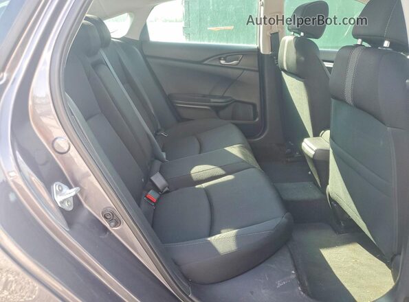 19XFC1F31ME006606 2021 HONDA CIVIC Gray Rear seats view
