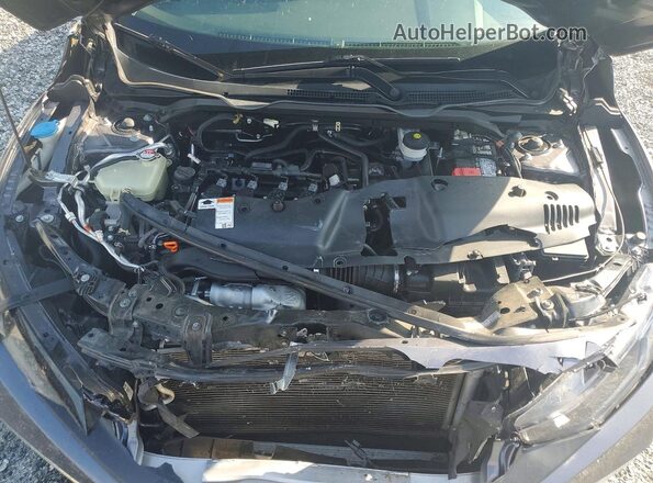 19XFC1F31ME006606 2021 HONDA CIVIC Gray Rear interior view