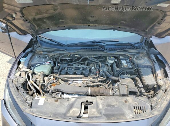 19XFC1F31ME008792 2021 HONDA CIVIC Charcoal Rear interior view