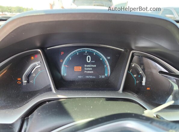 19XFC1F32GE015674 2016 HONDA CIVIC Silver Vista del cuadro de instrumentos