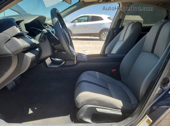 19XFC1F32GE040641 2016 HONDA CIVIC Gray წინა სალონის ხედი