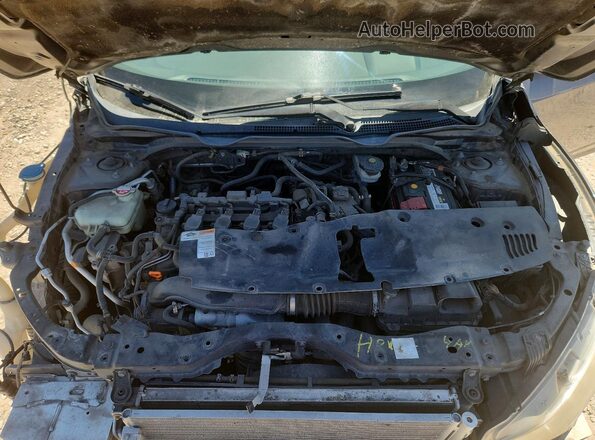 19XFC1F32GE040641 2016 HONDA CIVIC Gray უკანა სალონის ხედი