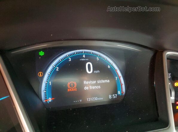 19XFC1F32GE200596 2016 HONDA CIVIC Белый Вид щитка приборов