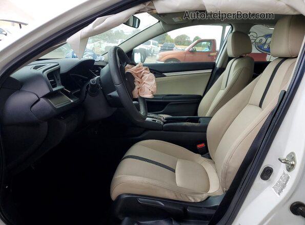 19XFC1F32GE200596 2016 HONDA CIVIC Белый Вид салона спереди