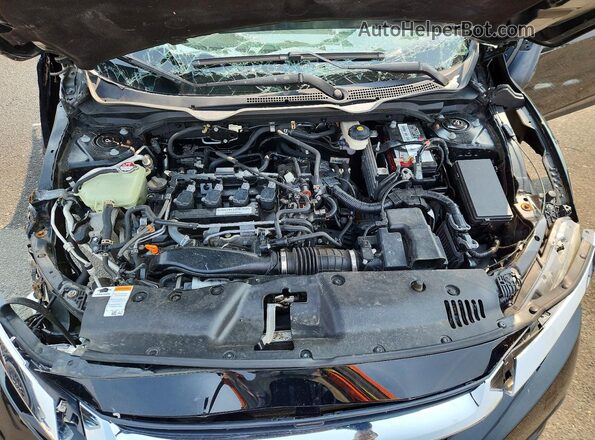 19XFC1F32GE223781 2016 HONDA CIVIC Black Widok wnętrza z tyłu