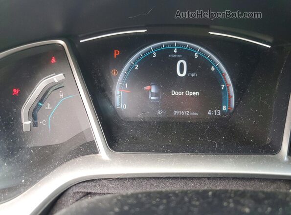 19XFC1F32LE013496 2020 HONDA CIVIC Черный Вид щитка приборов