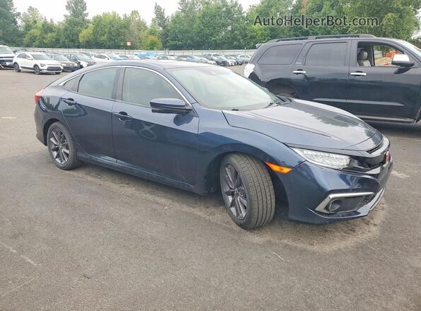 19XFC1F32ME013564 2021 HONDA CIVIC Blue Передня права чверть