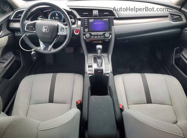 19XFC1F32ME013564 2021 HONDA CIVIC Blue Вид панелі приладів