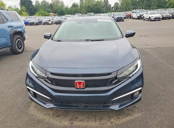 19XFC1F32ME013564 2021 HONDA CIVIC Blue Вид спереду